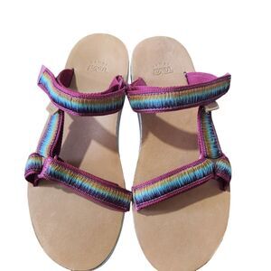 TEVA Universal Slide Womens Sz 10 Sangria Color Sandals  Summer Gorpcore Utility